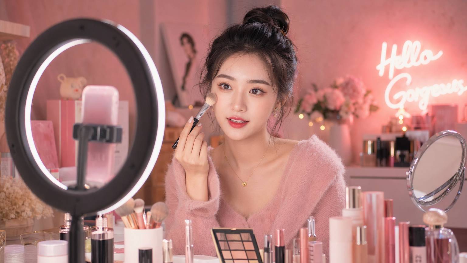 少女萝莉美妆教程视频